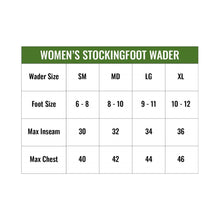 Load image into Gallery viewer, Women's Hellbender Stockingfoot Chest Waders