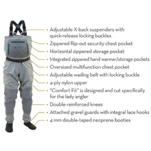 Load image into Gallery viewer, Women&#39;s Hellbender Stockingfoot Chest Waders