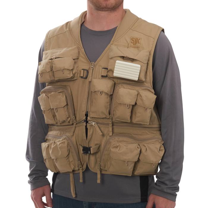 Creek Angler's Device Nylon Vest XL Gray Solid Used | eBay