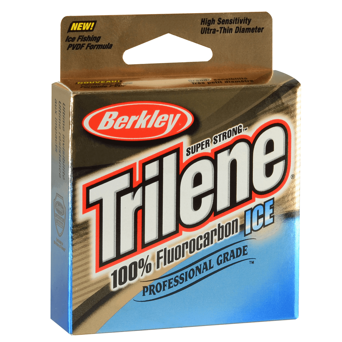 Berkley Trilene 100% Fluorocarbon Ice Fishing Line, Clear