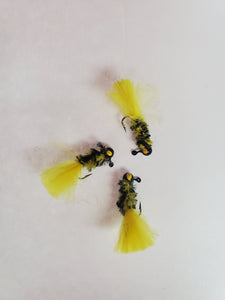 bumble bee fishing lure Bumble Bee Mini Jig – Weaver's Tackle Store