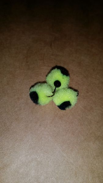 Bumble Bee Glo Ball Mini Jig