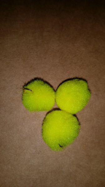 Chartreuse Glo Ball Mini Jig