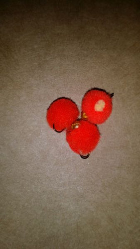 Flame With Cheese Dot Glo Ball Mini Jig