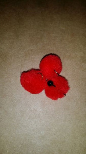 Red Glo Ball Mini Jig