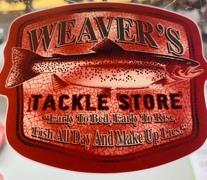 Weavers Tackle Store Sticker
